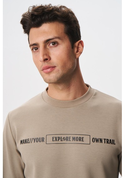 AR-MA Arma Erkek Slim Fit Su Geçirmeyen Scuba Kumaş İnterlok Bisiklet Yaka Sweatshirt K28124988801 Gri AR-MA Arma Erkek Slim Fit Su Geçirmeyen Scuba Kumaş İnterlok Bisiklet Yaka Sweatshirt K28124988801 Gri