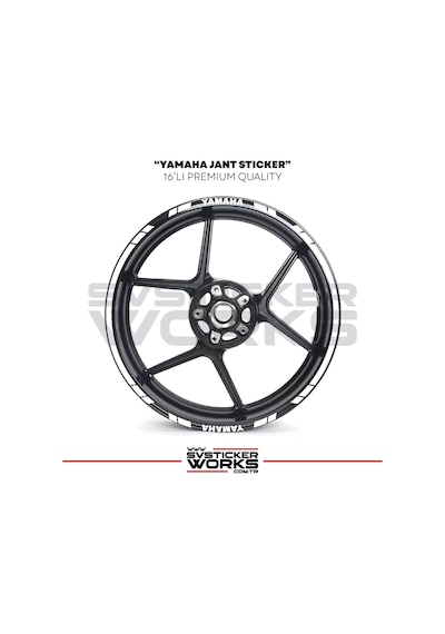 Yamaha Jant Sticker Seti Yüksek Kalite 16lı Jant Set Yamaha Uyumlu 97020756