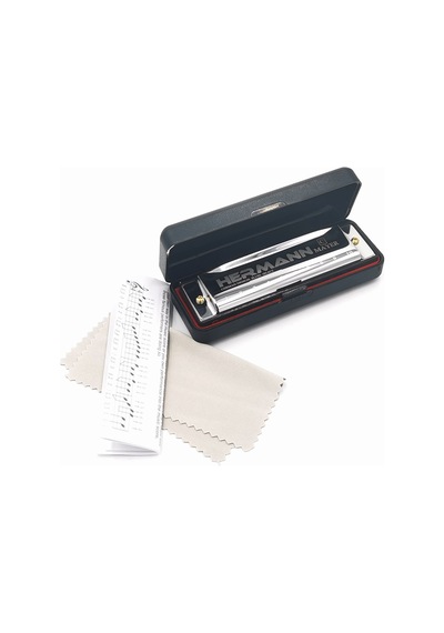 Hermann Mayer Hm10c Silver Harmonica - Domajör Mızıka