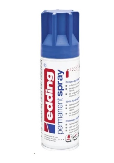 Edding Akrilik Sprey Boya 200Ml Mavi Mat E-5200