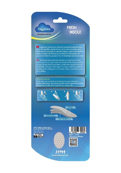 Tabanex Fresh Insole Tabanlık - Kadın