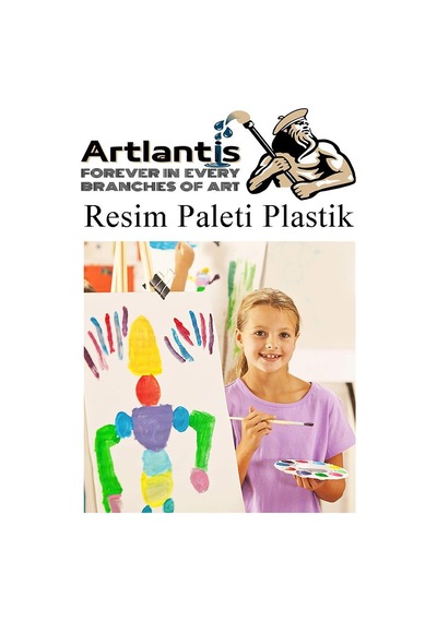 Resim Paleti Plastik 5 Adet Godeli Ressam Paleti Boyama Paleti Akrilik Boya Guaj Boya Suluboya