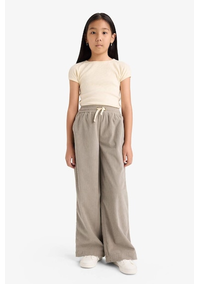 Defacto Kız Çocuk Wide Leg Beli Lastikli Geniş Paça Pantolon F3845a825wngr513 Gri-gr513 Defacto Kız Çocuk Wide Leg Beli Lastikli Geniş Paça Pantolon F3845a825wngr513 Gri-gr513