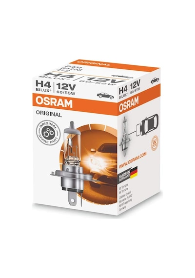 Osram Original Bılux H4 Halogen Light Car Light Made İn Germany 60/55w