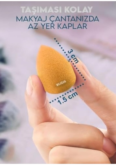 Makyaj Süngeri Seti, 3 Lü Beauty Blender Sünger Büyük, Mini Çift Taraflı Göz Farı Aplikatörleri, Fondöten, Kapatıcı Ve Kontür İçin Profesyonel Makyaj Süngeri Seti