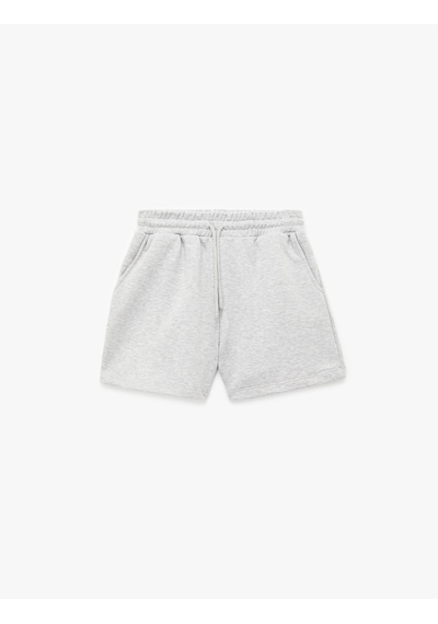 Koton Cepli Beli Bağcıklı Pamuklu Slim Fit Mini Şort Gri Melanj 6sal40004ık Gri Melanj Koton Cepli Beli Bağcıklı Pamuklu Slim Fit Mini Şort Gri Melanj 6sal40004ık Gri Melanj