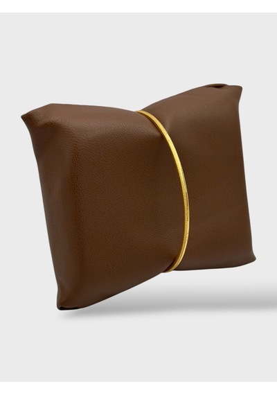 Arnes Jewelry Çelik 22 Ayar Altın Kaplama Desenli Ajda Bilezik - 1 Adet 20 Cm Ar633nes Gold