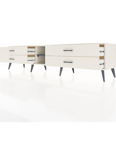 Hyperion Tv Ünitesi Tek Raflı 4 Çekmeceli 220x44x51 Aytaşı-antrasit/aytaşı Antrasıt/aytası - Aytası Hyperion Tv Ünitesi Tek Raflı 4 Çekmeceli 220x44x51 Aytaşı-antrasit/aytaşı Antrasıt/aytası - Aytası