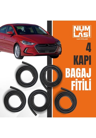 Hyundai Elantra 2016-2020 4 Kapı + Bagaj Fitili-a Kalite-numlas-nm6313