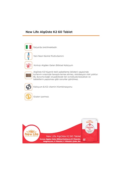 Algoste K2 60 Tablet