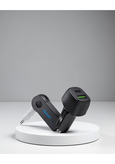 Bluetooth Aux Çevirici Ve Pd Destekli Araç Şarj Cihazı 2'li Set