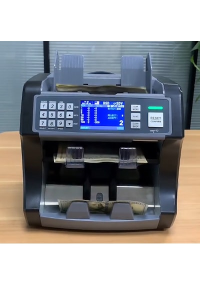 Mahen M-1 Profosyonel 15 Ülke Karışık Sayım Para Sayma Makinesi