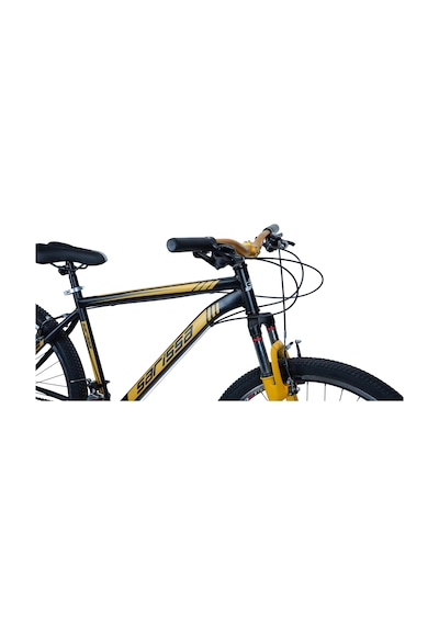 Sarissa Moon 26" Jant Mtb Ön Amortisörlü Shimano 21 Vites V Fren Wake Gidon Dağ Bisikleti Siyah Sarı