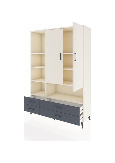 Hyperion Dolap 8 Raflı 4 Çekmeceli 2 Kapaklı 132x44x195 Aytaşı-aytaşı/antrasit Aytası/antrasıt Hyperion Dolap 8 Raflı 4 Çekmeceli 2 Kapaklı 132x44x195 Aytaşı-aytaşı/antrasit Aytası/antrasıt