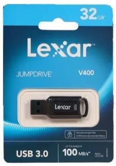 Lexar 32gb V400 Siyah 100 Mb/s 3.0 Usb Flash Bellek