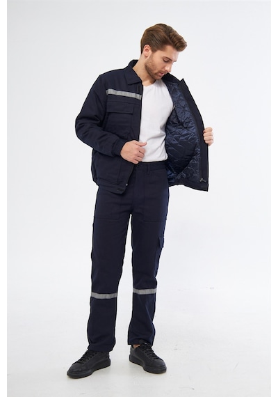 Mont 7/7 Gabardin %100 Pamuk Reflektörlü Lacivert