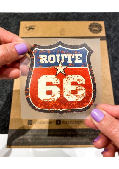 Rou8 Vintage Route 66 Sticker