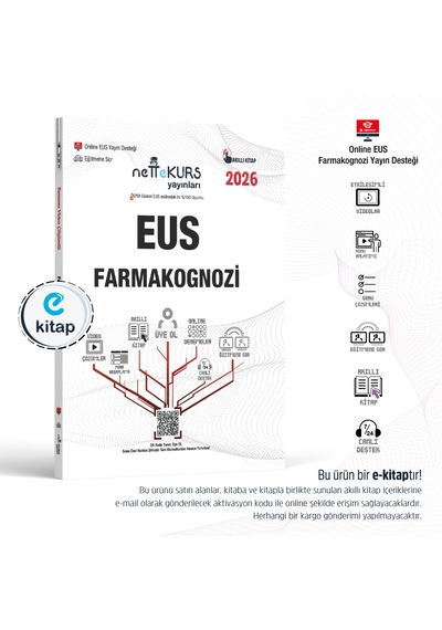 Nettekurs Yayınları Eus Farmakognozi Akıllı Kitap E-kitap