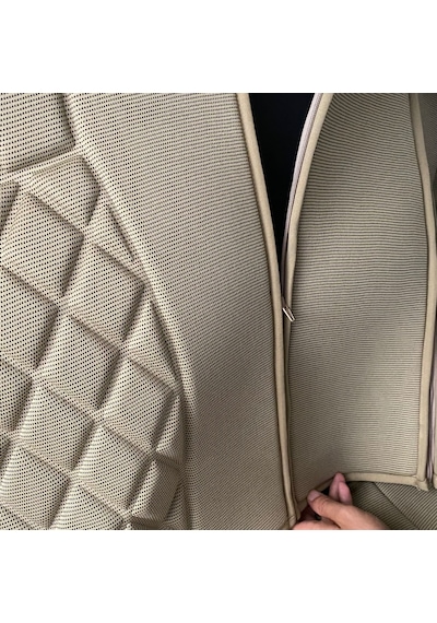 Renault Captur Lüx Oto Koltuk Minderi Ön Arka 5'li Set Elegance Serisi Bej