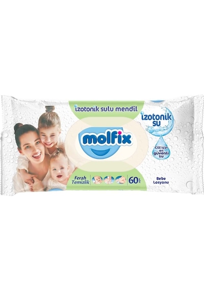 Molfix Ferah Temizlik Izotonik Sulu Mendil 18 X 60'Lı