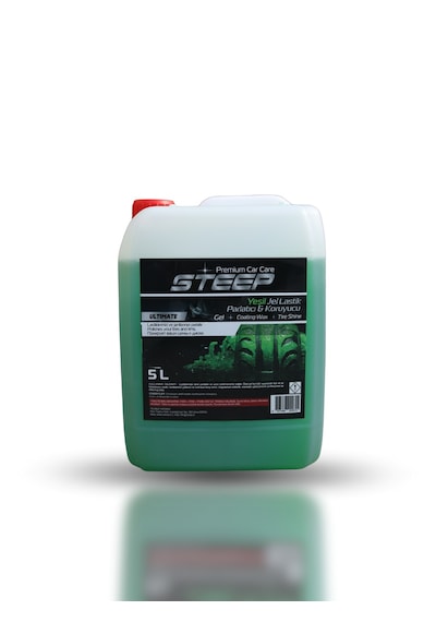 Steep Ultimate Jel Lastik Parlatıcı Yeşil 5 Lt