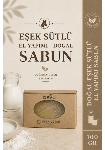 Eşek Sütlü El Yapımı Doğal Sabun Eşek Sütü