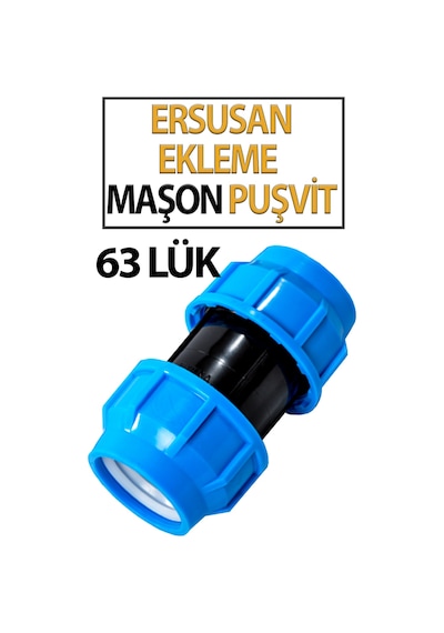 Puşvit 63 Lük Ekleme Maşon Hortum Ve Boru Bağlantısı