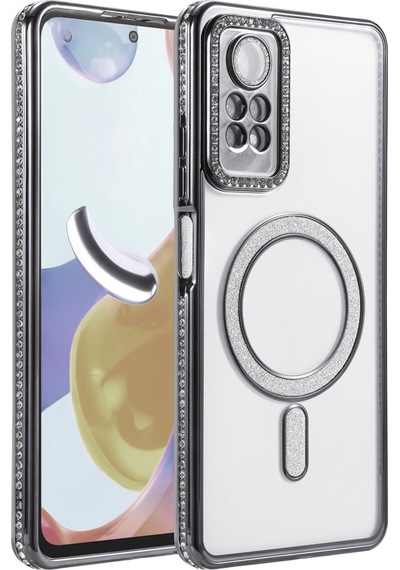 Newface Xiaomi Redmi Note 12 Pro 4g Joke Simli Magneticsafe Kılıf - Siyah Siyah