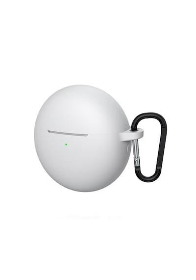 Forzacase Huawei Freebuds 7i İle Uyumlu Anahtar Askılıklı Bluetooth Kulaklık Kılıfı - Fc1134 Beyaz