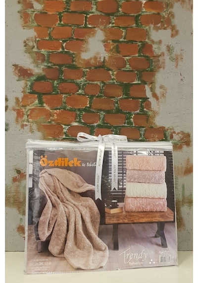 Özdilek Trendy Embos Battaniye Çift Kişilik - Pembe