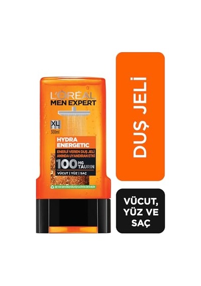 L'oreal Paris Men Expert Hydra Energetic Taurin İçeren Duş Jeli 300 Ml Acai Üzümü