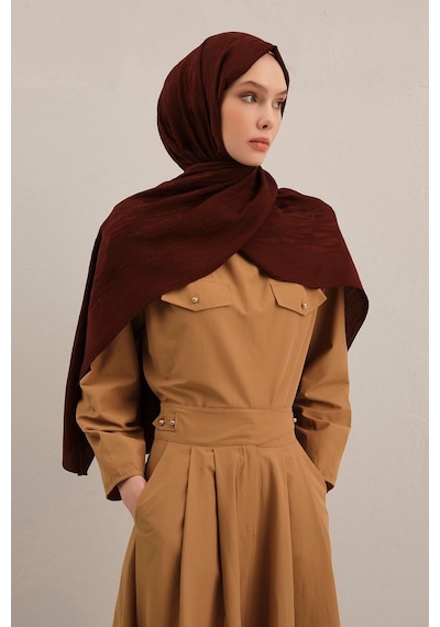 Armine Lyocell Şal - 3 - Bordo 32