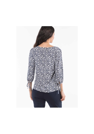 Yaka Detaylı Kadın Bluz Kt01829 Lacivert