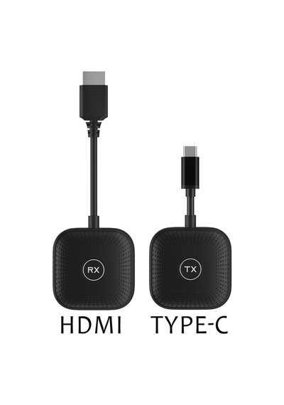 Kablosuz Görüntü Aktarıcı Type-c - 1080p 60hz, Usb-c Tx-rx, Tak Çalıştır, Tv-pc Bağlantı Kiti