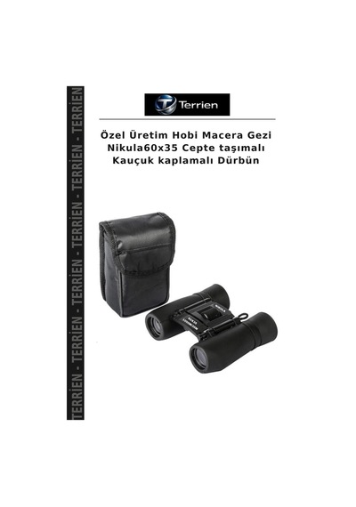 Özel Üretim Hobi Macera Gezi Nikula60x35 Cepte Taşımalı Kauçuk Kaplamalı Dürbün Diğer