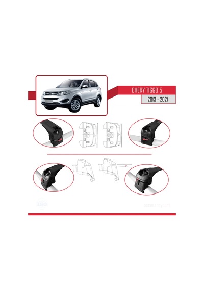 Chery Tiggo 5 T21 2013-2021 Arası İle Uyumlu Ace-2 Ara Atkı Tav