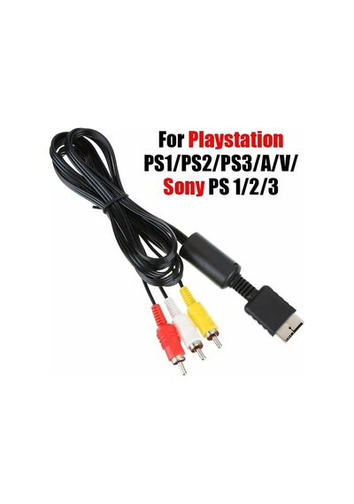 Yeni 2023 Av Ses Video Tv Adaptörü Kablosu X-box Ps2/3 Av Lcd Tv 3rca Scart Lale Bağlantı Kablosu