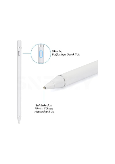 Apple Uyumlu iPad Pro 12.9 İnç 3.4.5.6. Nesil Dokunmatik Tablet Kalemi Çizim Ve Tasarım Staylus Pencil