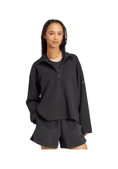 Jm1659-k Adidas W All Szn Sl Qz Kadın Sweatshirt Siyah Jm1659-k Siyah