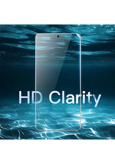 Samsung Galaxy Uyumlu S25 Edge Ekran Koruyucu Kırılmaz Temperli Cam Tam