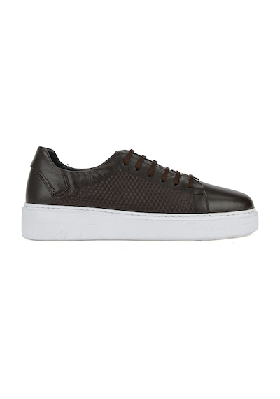 Ziya Erkek Hakiki Deri Sneaker 161423z515 Kahve 161423z515 300 40