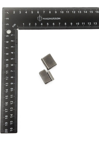 5x20 Mm Deri Bileklik Kiliti Mıknatıslı Kilit 40 Adet 5 X 20 Mm / Füme