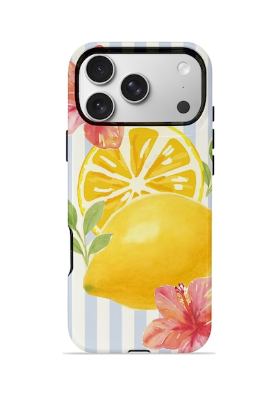 Apple iPhone Uyumlu 17 Pro Vorian Çift Katmanlı Magsafe Kılıf Lemon Blossom Coast