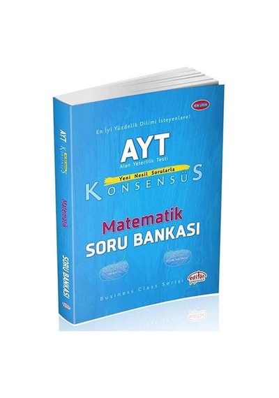 Ayt Matematik S.B Konsensüs - Editör Yayınevi