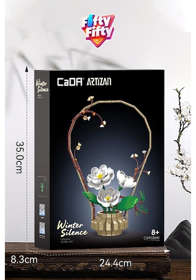 Cada Artizan Winter C59026w Dekoratif Ve Koleksiyonluk Çiçek Modeli 990 Parça Yapay Bitki Ffc59026w