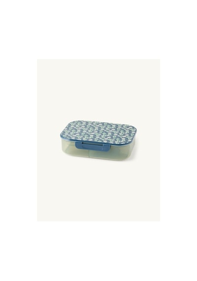 Sostrene Grene Çiçekli Lunch Box Bölmeli Saklama Kutusu 21 X16 Cm Mavi 93111916