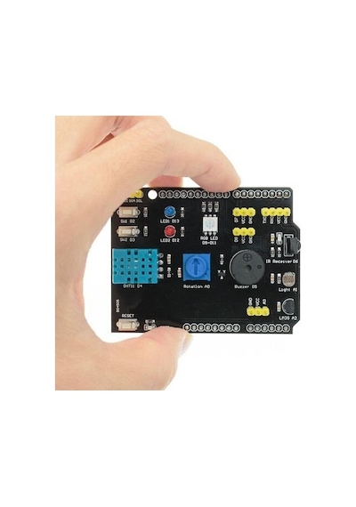 Elektronikport Arduino Sensor Shield 9 In 1 Çok Fonksiyonlu Sensör Kartı