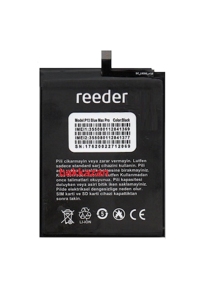 Reeder P13 Blue Max Pro Batarya Pil