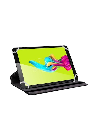 Samsung Active Pro T547 Uyumlu Kılıf Universal Standlı + Dokunmatik Tablet Kalem Stylus Kapaklı Kılıf