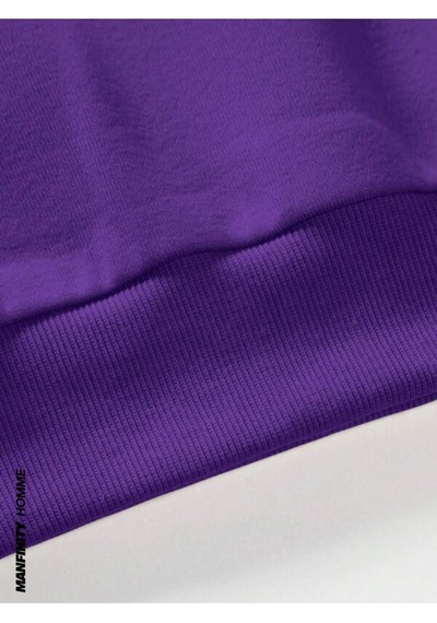 Altamira Erkek El Baskı Bisiklet Yaka Sweatshirt 001